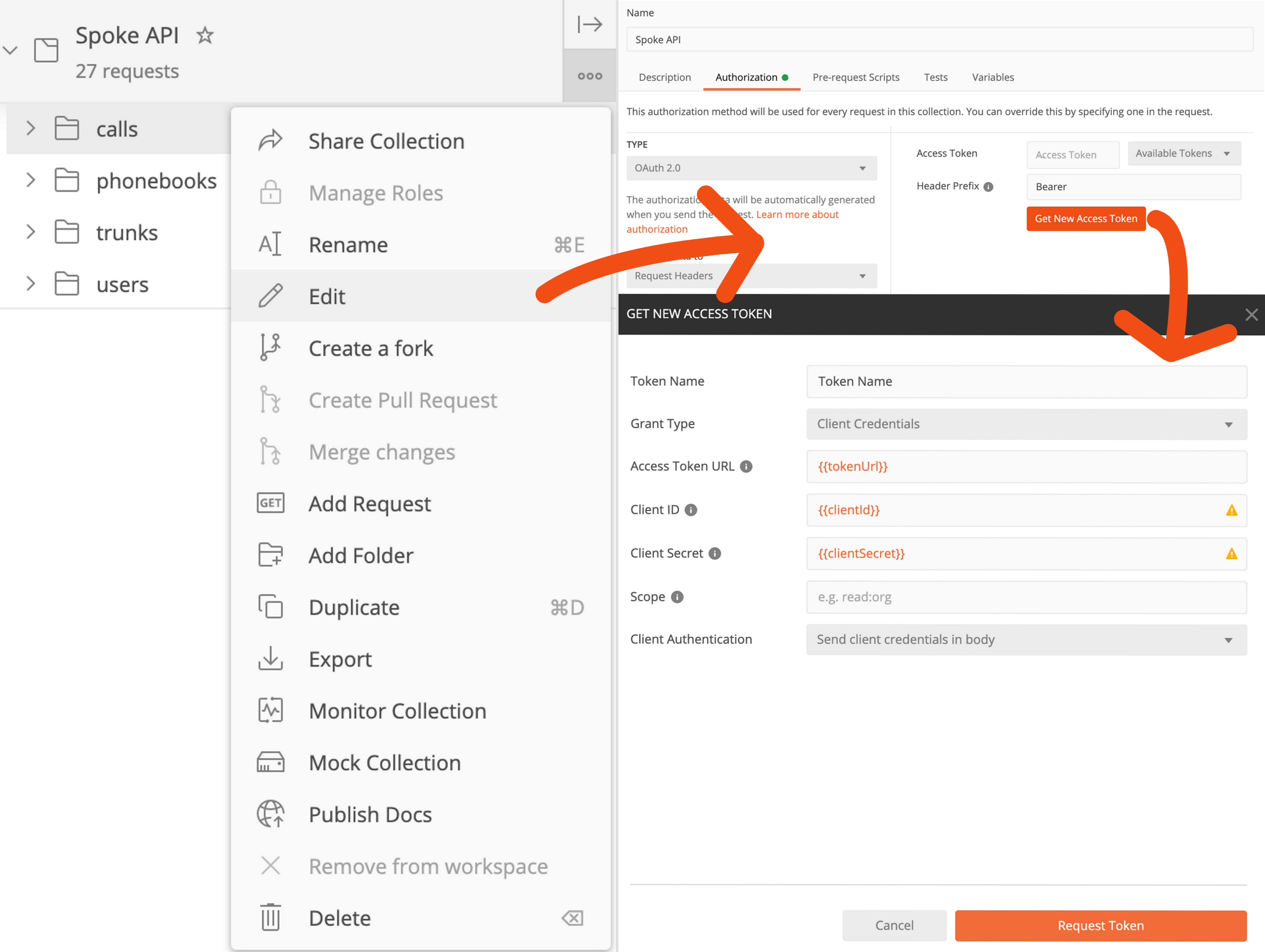 Developer API Screenshot